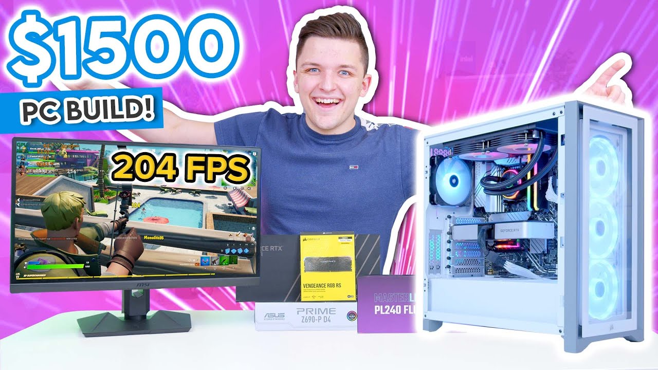 Best 1500 Rtx 3060ti Gaming Pc Build 22 Full Build Guide W Benchmarks Youtube