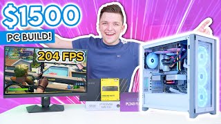 Best $1500 RTX 3060Ti Gaming PC Build 2022!  [Full Build Guide w/ Benchmarks!]