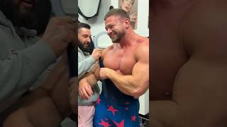 Dressing Eddie Is A Two Man Job