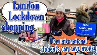 Lockdown London Shopping| International Students can save money | Tesco Clubcard| Lintu Rony