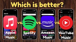 Apple Music vs Spotify vs Amazon Music vs YouTube Music