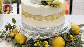 How to Make a Fault Line Cake with Candied Lemon Slices 🍰 Cakes with Lorelie
