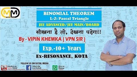 #IIT #JEEAdvanced #JEEMain #Algebra #Maths #VPN BINOMIAL THEOREM|| JEE || BOARD || ALGEBRA || MATHS