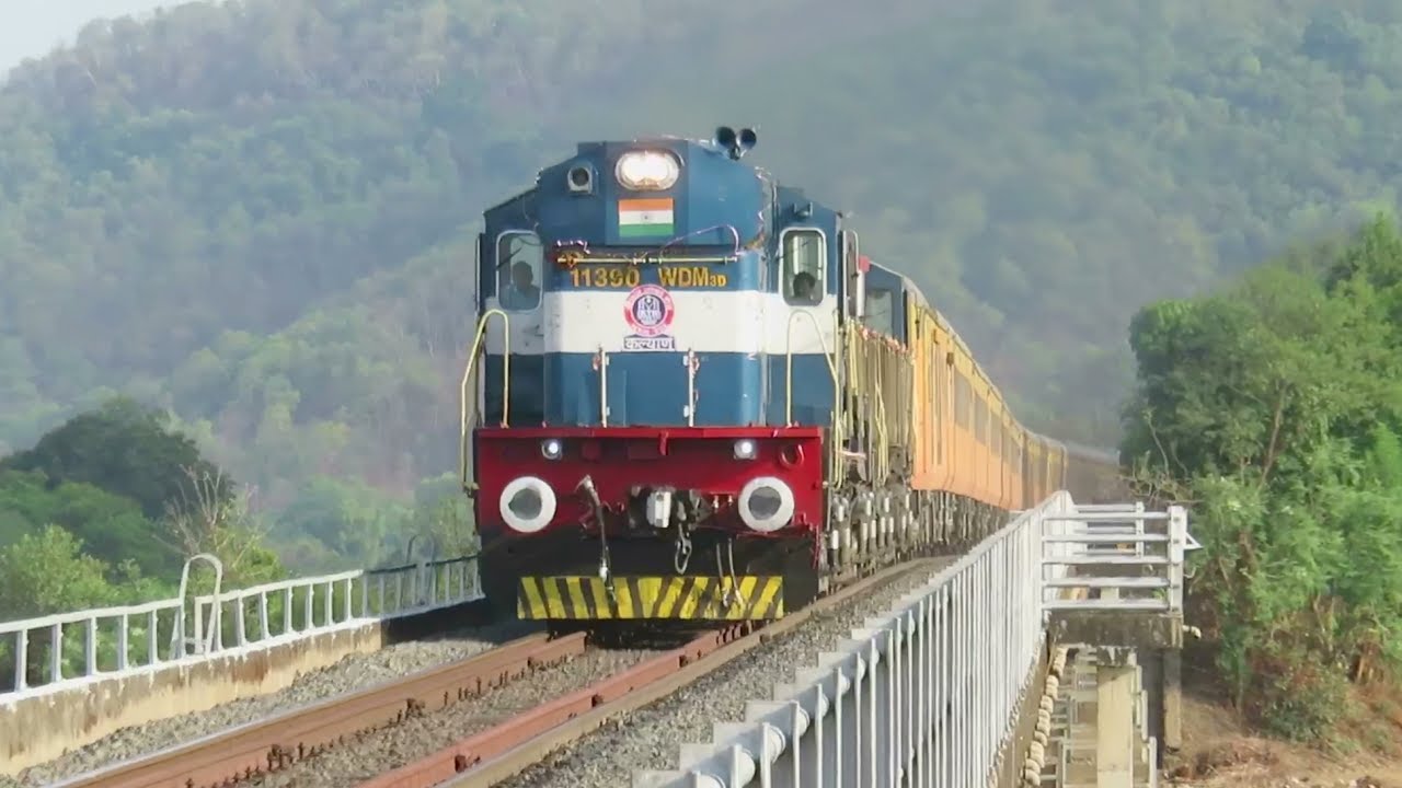 Mumbai Goa Tejas Express On Rampage Konkan Railway India