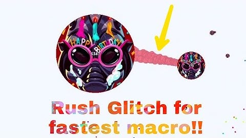 Agar.io 2.20.3 How to do Rush Glitch😎 | Classic , Burst Fastest Macro | No root | (Agar.io Mobile)
