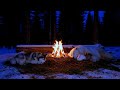 Calm Anxiety Fast with Cozy Campfire Sounds 🔥 Deep Sleep &amp; Stress Relief Tonight