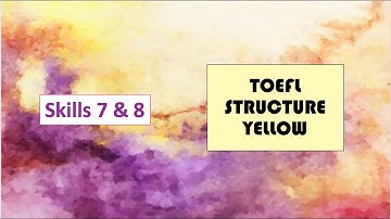 UMAR TOEFL Structure Skills 7&8 Noun Clause Connectors