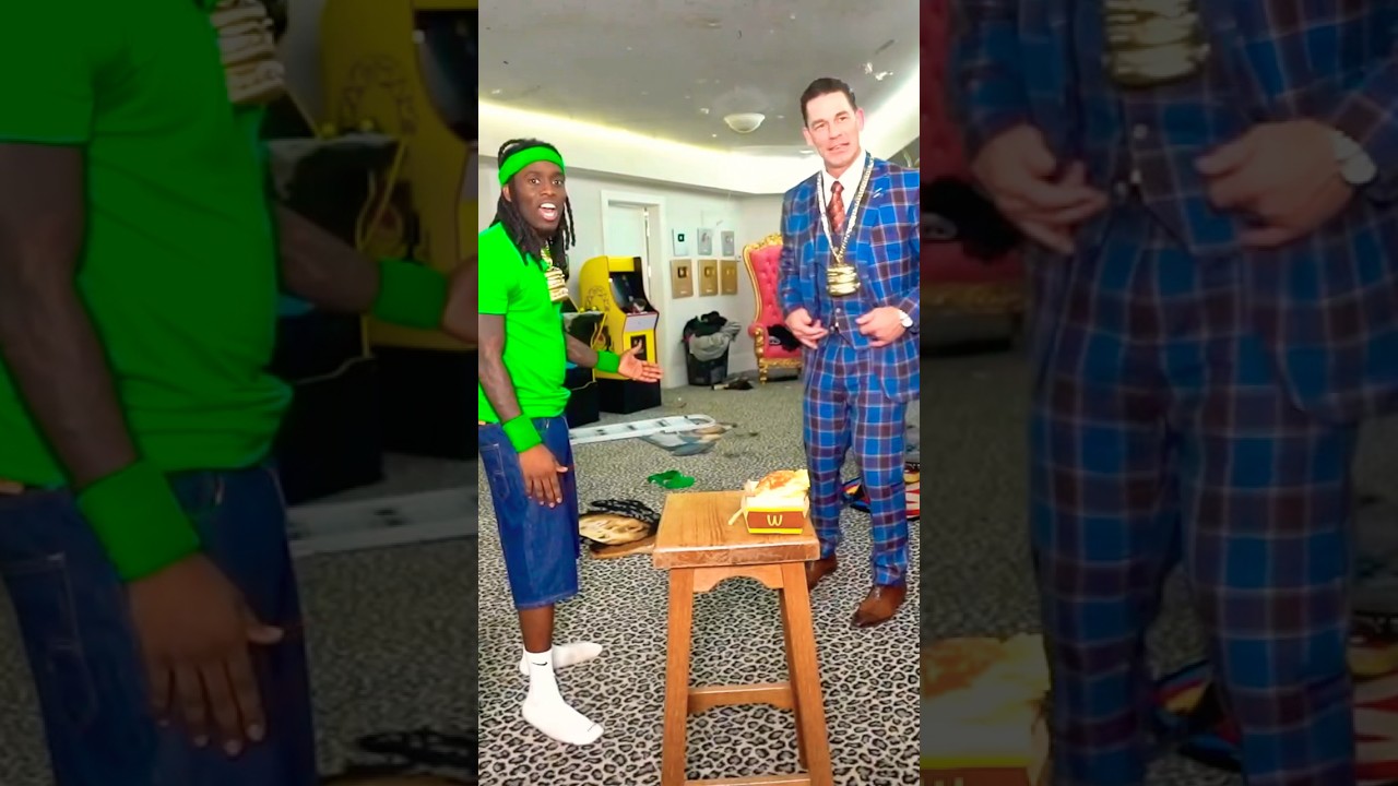 Kai Cenat Gets Mad After John Cena Sits In Nicki Minaj Chair 😂