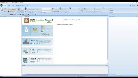 How to design Isolated footing in Staadpro Foundation Advance Connect