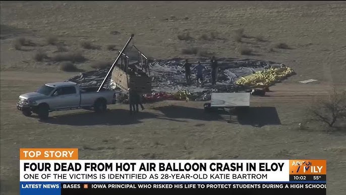 4 killed, one seriously injured in hot air balloon crash in Arizona -  YouTube