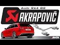 Akrapovic  audi rs4  rs5 b8  ligne chappement titane evolution  mtktuning