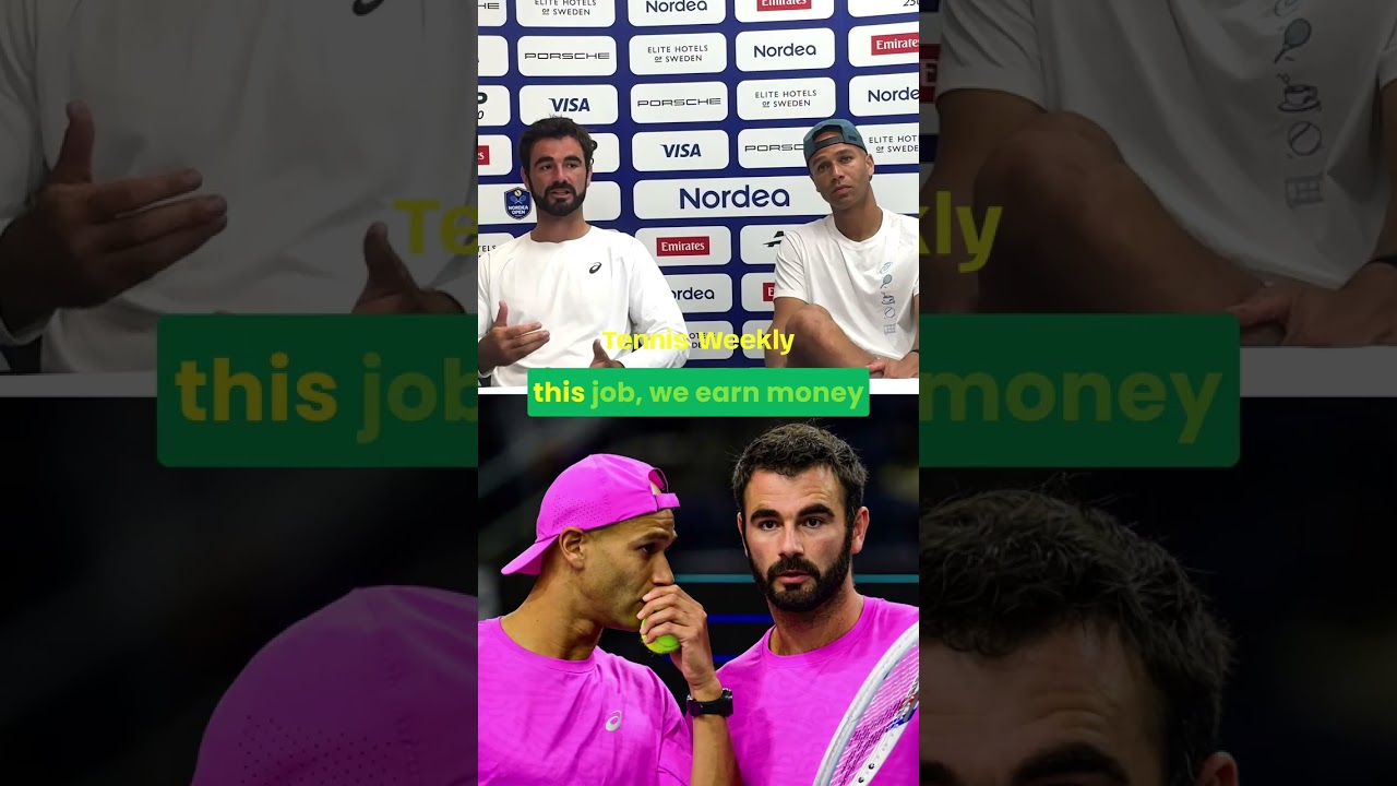 Reboul and Doumbia on the proposed ATP doubles changes #doubles #atp #tennis