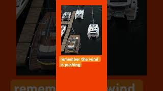 Docking with the wind from behind #catamaran #sailing #bareboatcharter