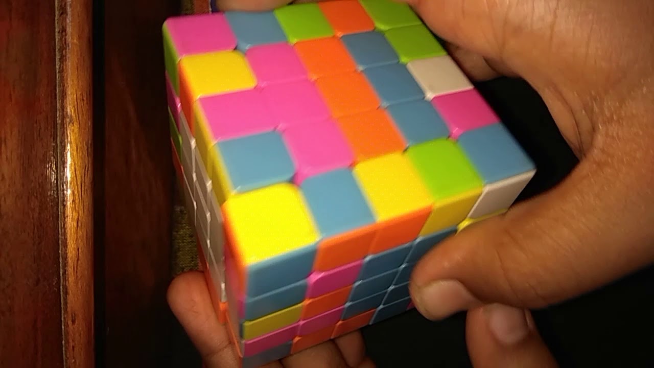 Rubik cubes 5by5 fast solve - YouTube