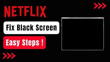 Netflix werkt niet - Probleem met zwart scherm opgelost!