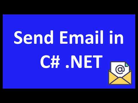 Send email using C# .NET | ManojTheCoder