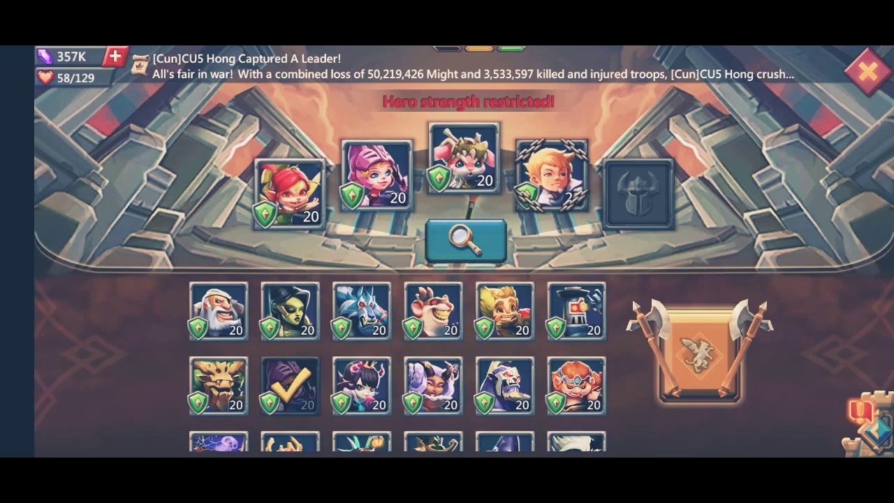 Limited Challenge : Stage 01 Darkness Calls (Jonas - Dark Follower)