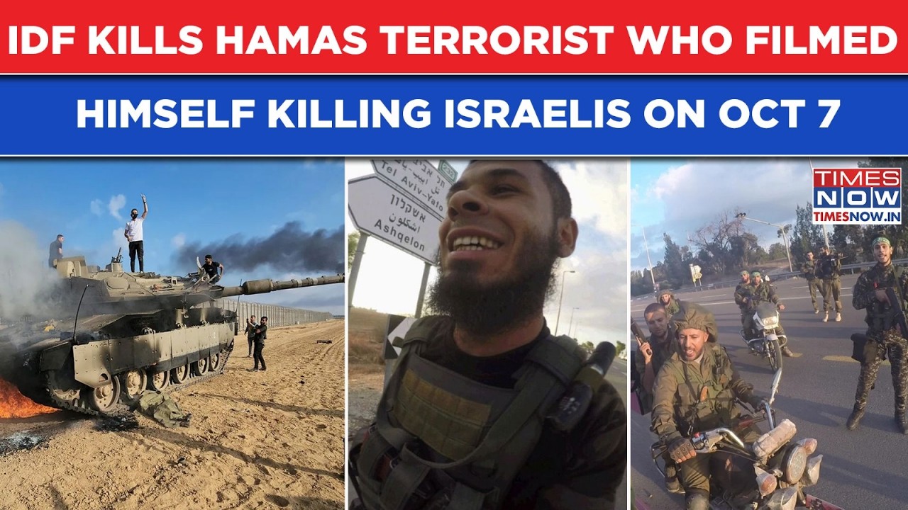 IDF Kills Gaza Hamas Terrorist Who Filmed Himself While Killing Israelis| Oct 7 Re'im Base Massacre