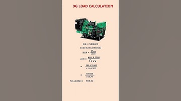 #DG load calculations #2082