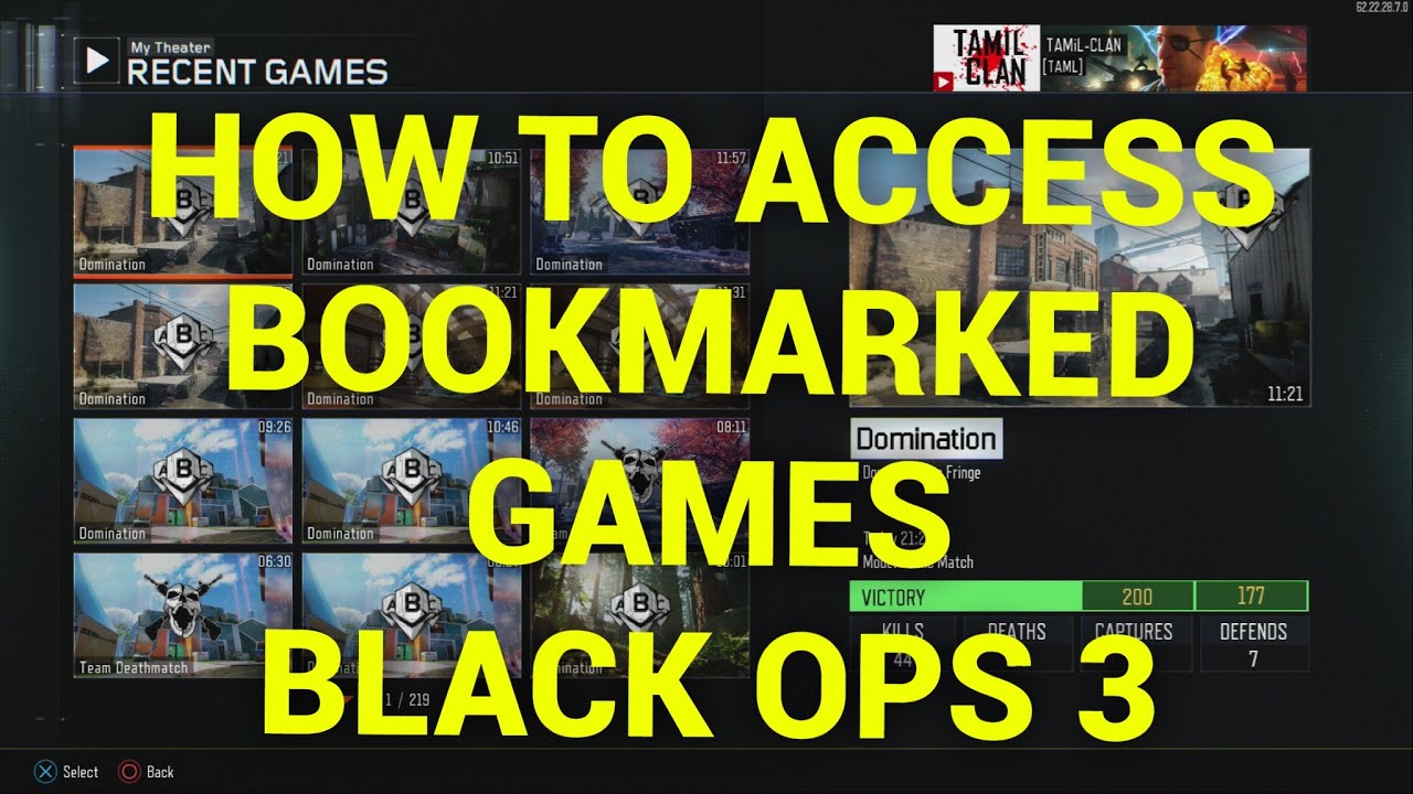 black-ops-3-how-to-access-bookmarked-games-in-tamil-youtube