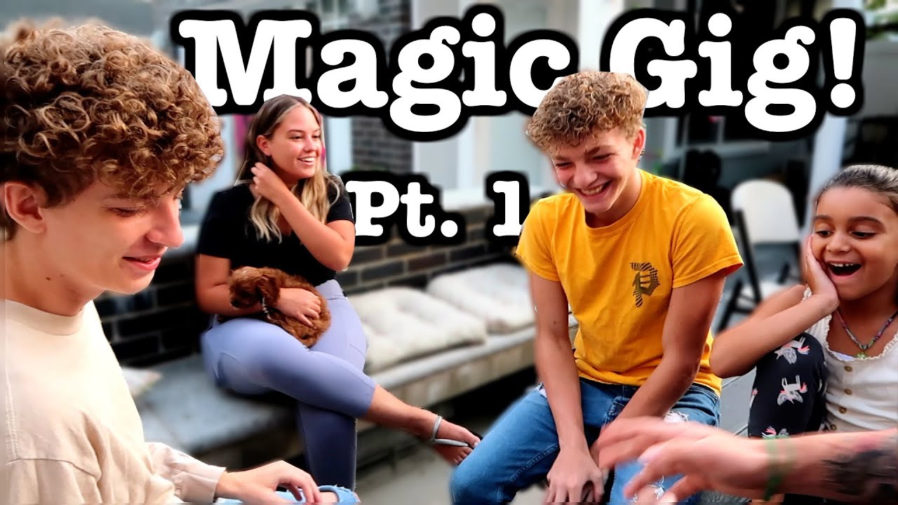 Backyard MAGIC GIG! Pt. 1 (Younger Crowd) YouTube