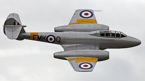 Jet Planes in Action: Gloster Meteor In Flight 1945
