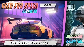 NFS | drift king challenge | pubg surprise