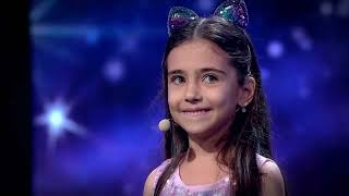 SmartyKids Romania Presents: Melania Ghiburdel's Stunning Moment on Romania's Got Talent Stage