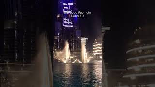 The Dubai Fountain In Dubai, Uae.