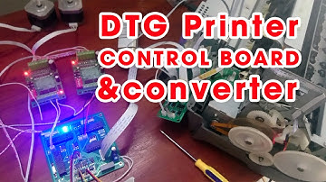 DTG printer control board and converter