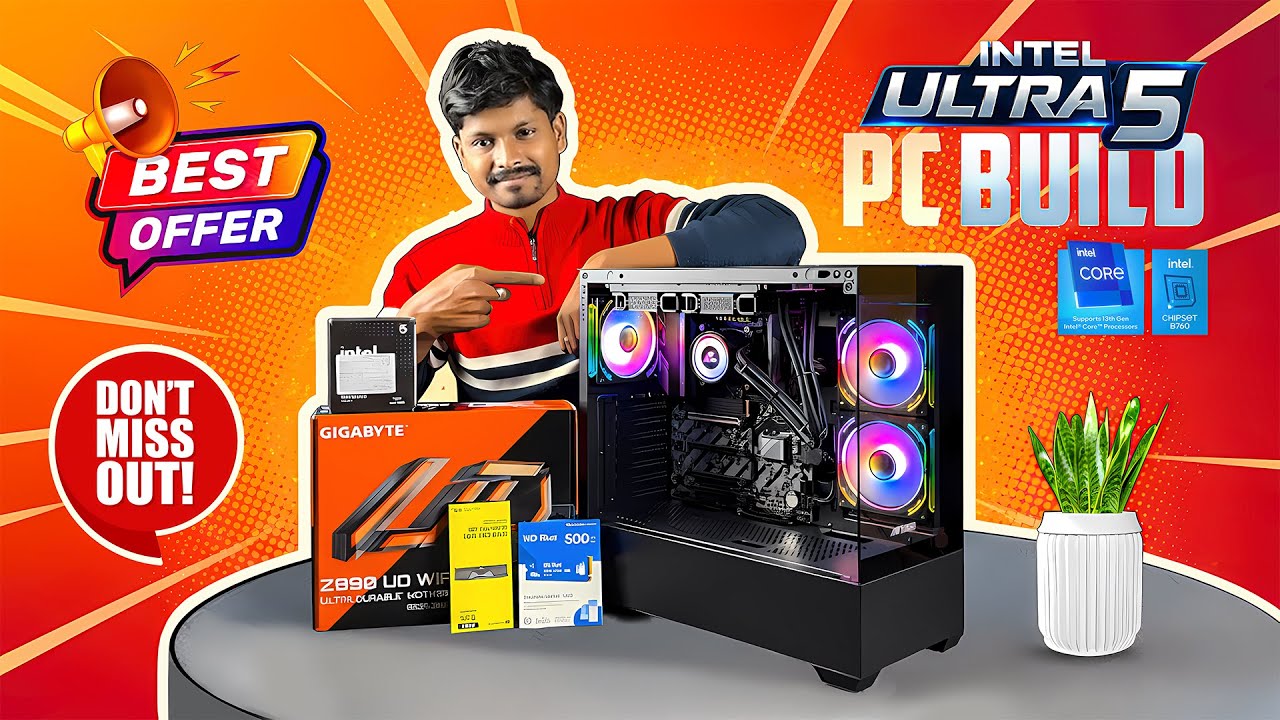 Edius & Premier Pro Video Editing PC Build 2026 🖥️ Intel Ultra5 245K with Gigabyte Z890 Wifi 🔥
