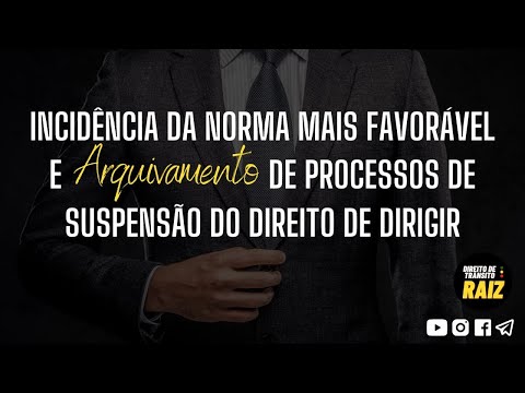 INCIDÊNCIA DA NORMA