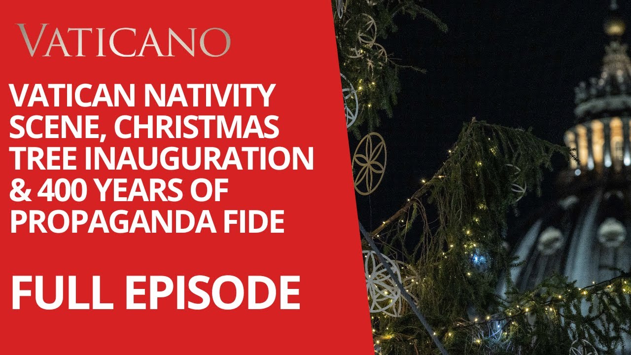 Vaticano - 2022-12-11 - Vatican Nativity Scene & Christmas Tree Inauguration + 400 Years of Propagan