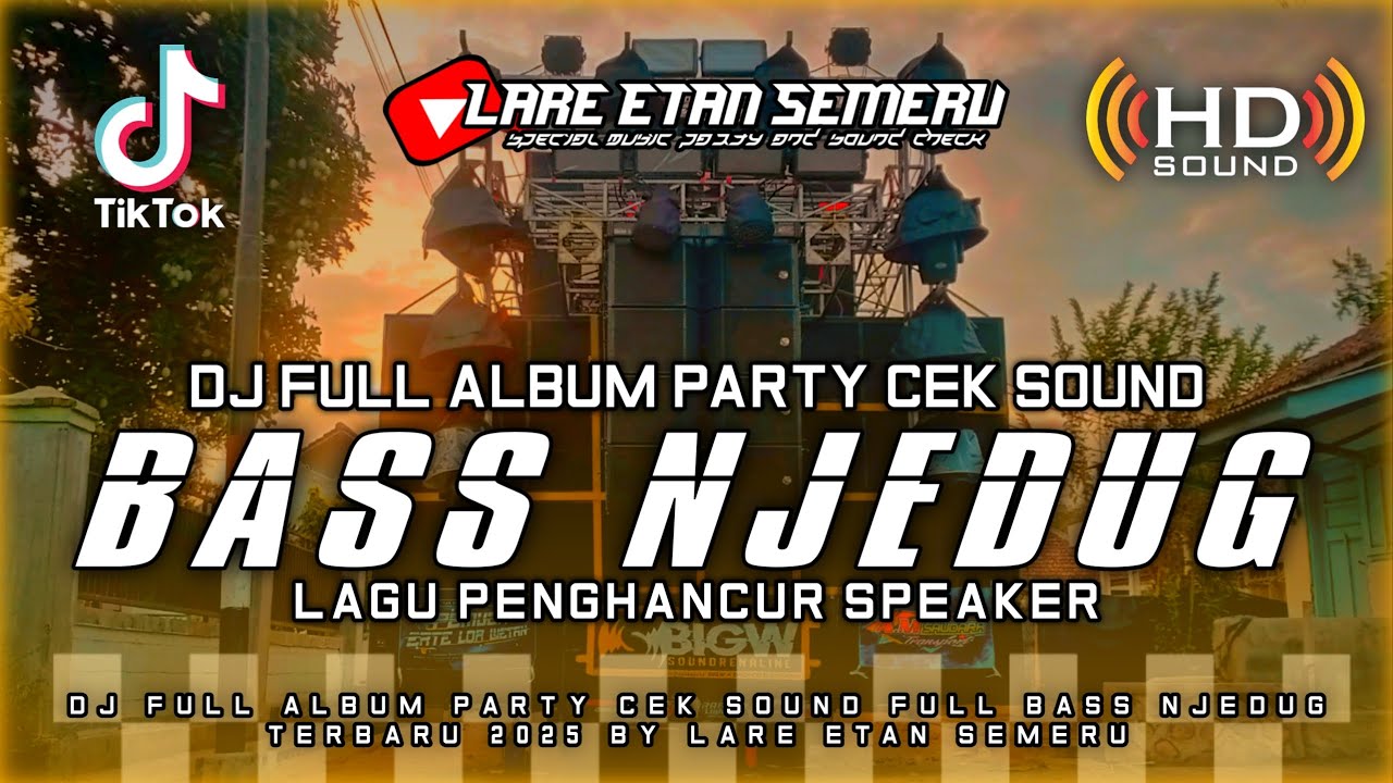 FULL ALBUM DJ PARTY CEK SOUND FULL BASS NJEDUG TERBARU 2025 BY LARE ETAN SEMERU