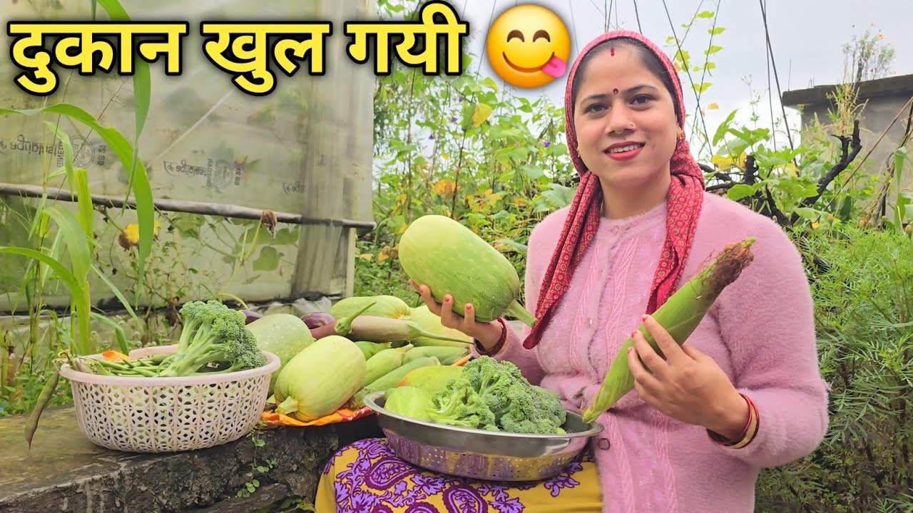 ढ़ेर सारी ऑर्गेनिक सब्जियों को देखकर आप भी चौंक जायेंगे | Pahadi Lifestyle Vlog | Priyanka Tiwari ||