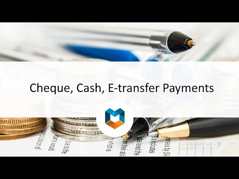 Cheque, Cash, E-transfer, Record Money Payments Easily | 3 Minutes