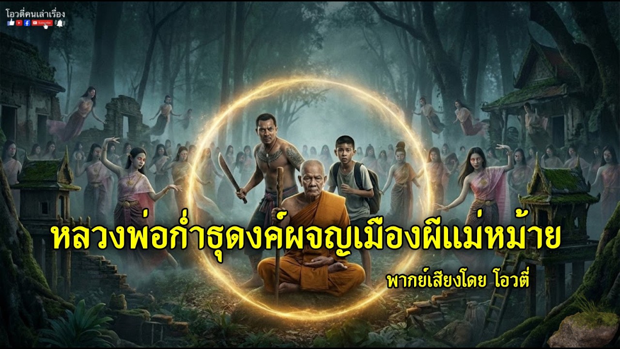 หลวงพ่อก่ำธุดงค์ผจญเมืองผีแม่ม่าย