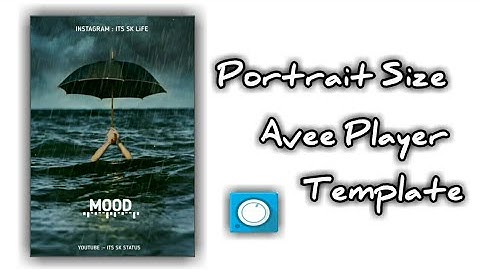 Avee Player Template Download Link | How To Create Whatsapp Status Video | Music Player Template