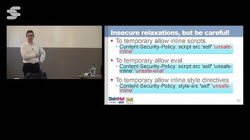 Recent web security technologies, 2015 update - Lieven Desmet