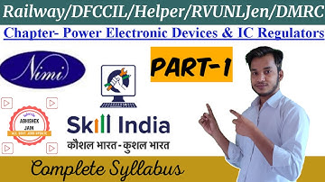 ITI Electrician Theory Class Railway/DMRC/DFCCIL/TECHNICAL_HELPER(Power Electronicdevices&ICregulat)
