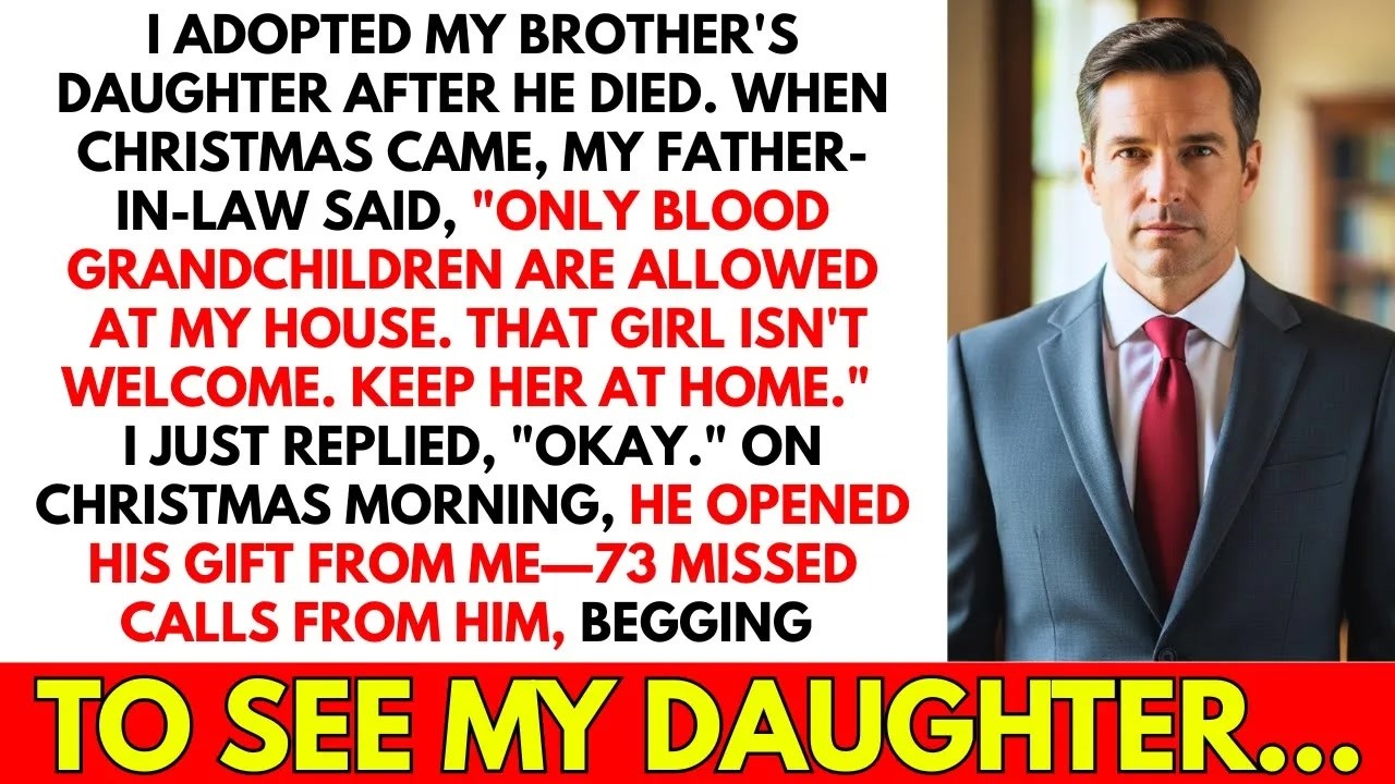 FIL said 'Don't bring your ADOPTED daughter to Christmas, only REAL grandchildren allowed'