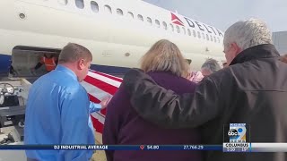 Fallen marine returns home