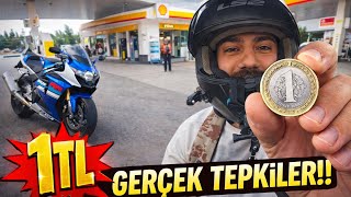 1 Tlye Benzin Alınır Mı? Gsx-R 1000 Ile Denedim