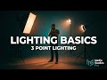 Lighting Basics for Filmmaking | Three Point Lighting Explained for Beginners | Media Studies Pro