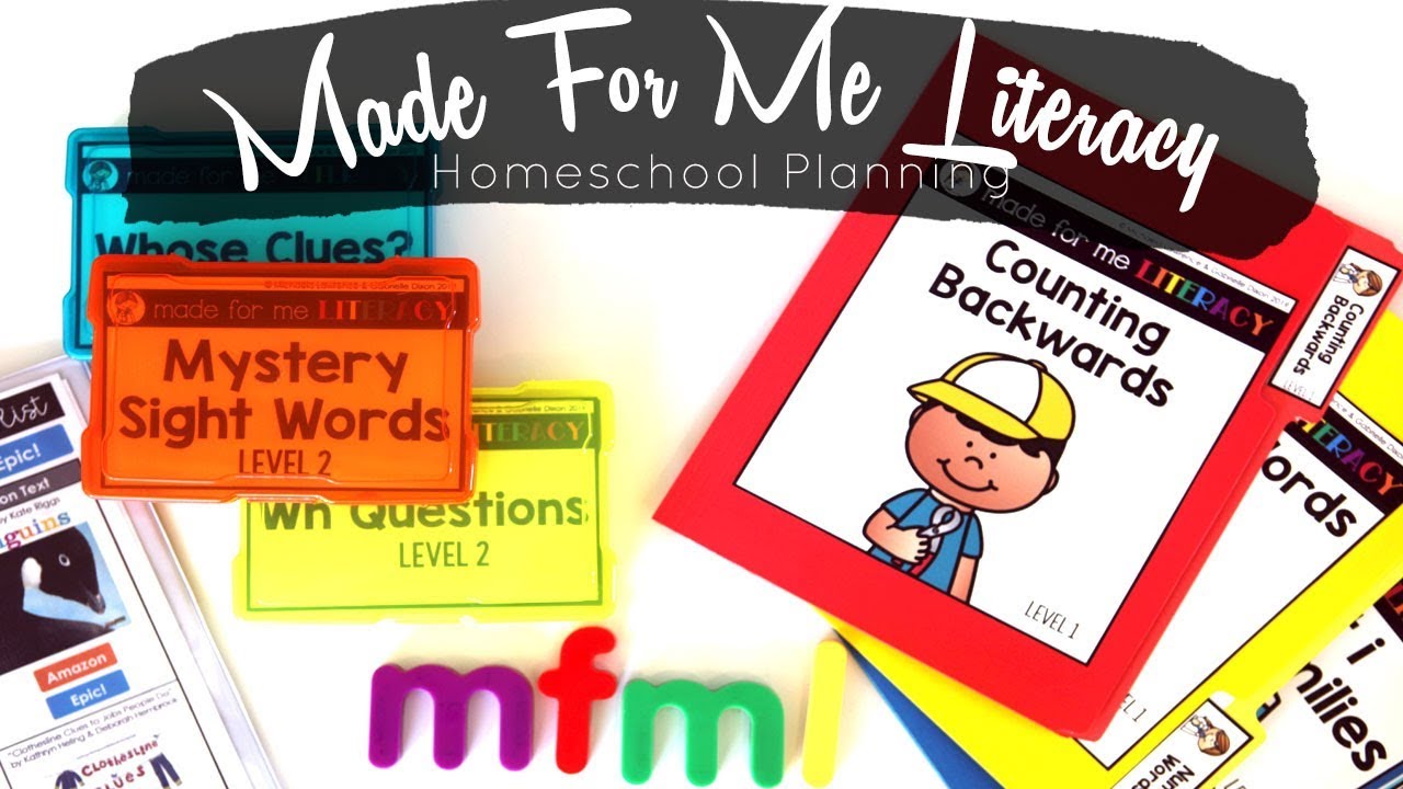 Using Made For Me Literacy In Our Homeschool | FREE PRINTABLE | ALL DAY EVERYDAY MOM