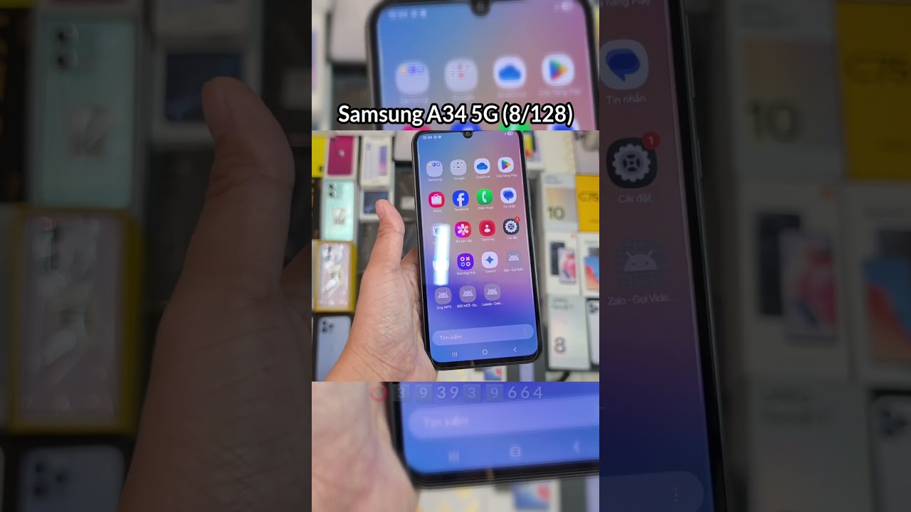 Samsung A34 5G #Shorts #dienthoaigiare #viral #viralvideo #unboxing