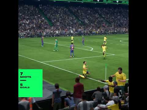 Ronaldo elite touch for goal - FC 26 Al Nassr vs Barcelona #fc26 #fifa #fifaworldcup