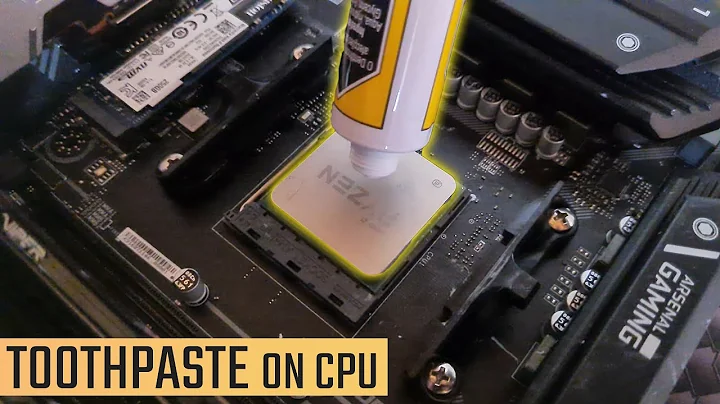 I used TOOTHPASTE on my CPU | How LONG will it last? How about temperatures?