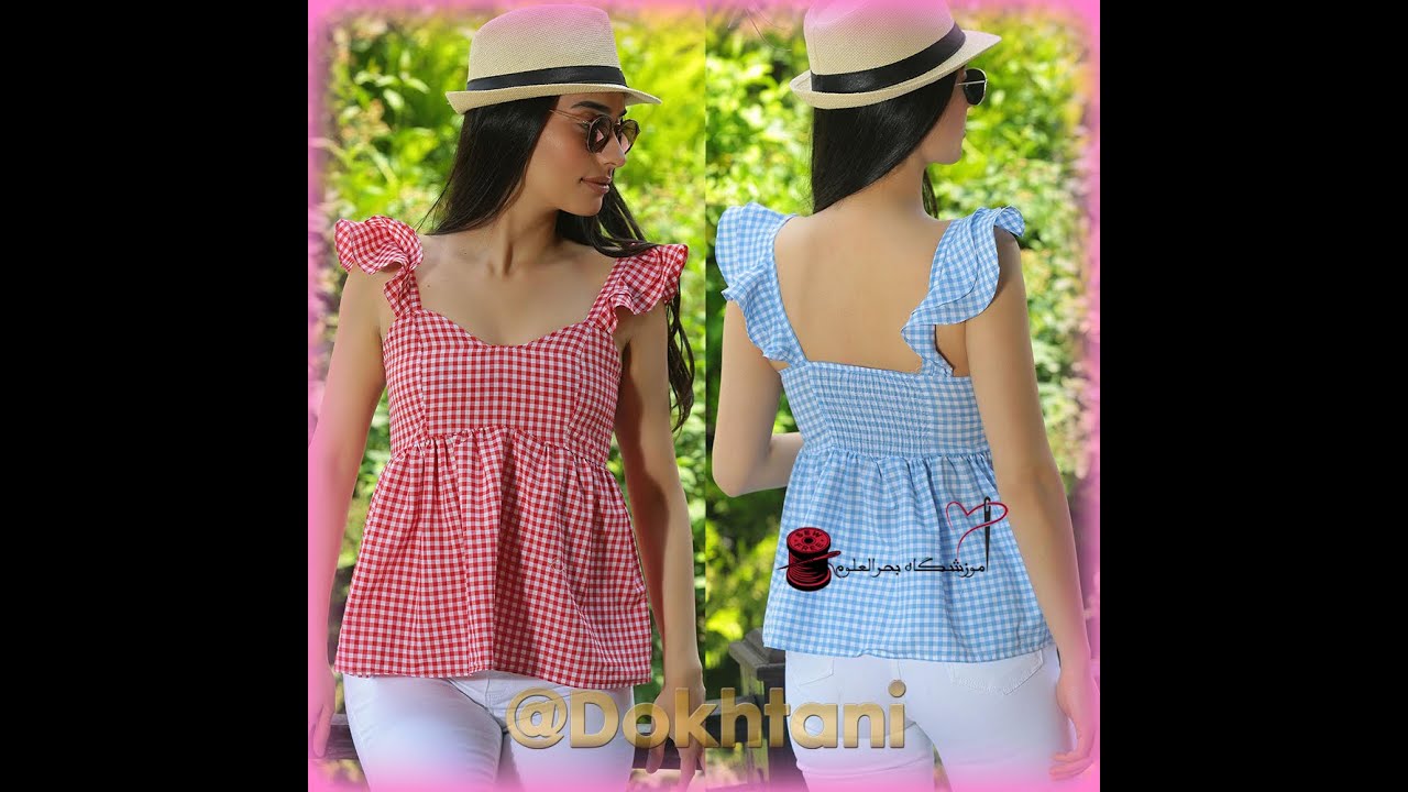 آموزش رسم الگو تاپ با بند حلزونی