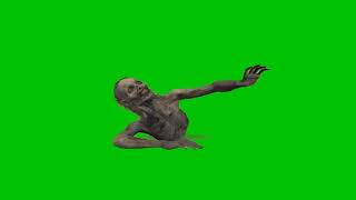 A zombie green screen